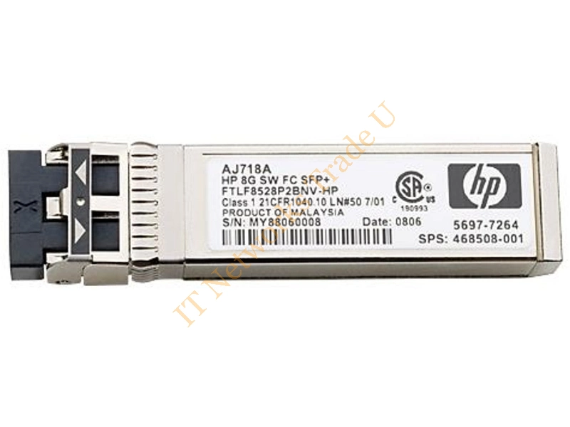 AJ718-63001 HP 8Gb/s Short Wave Fibre Channel SFP+ Transceiver Module