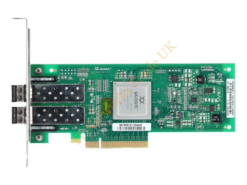 AJ764AS HP StorageWorks 82Q Dual Port 8GB Fiber Channel PCI Express Host Bus Adapter
