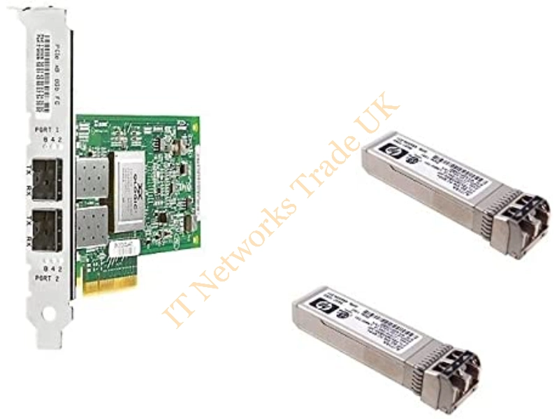 AJ764SB HP StorageWorks 82Q Dual Port Fibre Channel 8Gb/s PCI-Express Host Bus Adapter Fiber Channel Controller