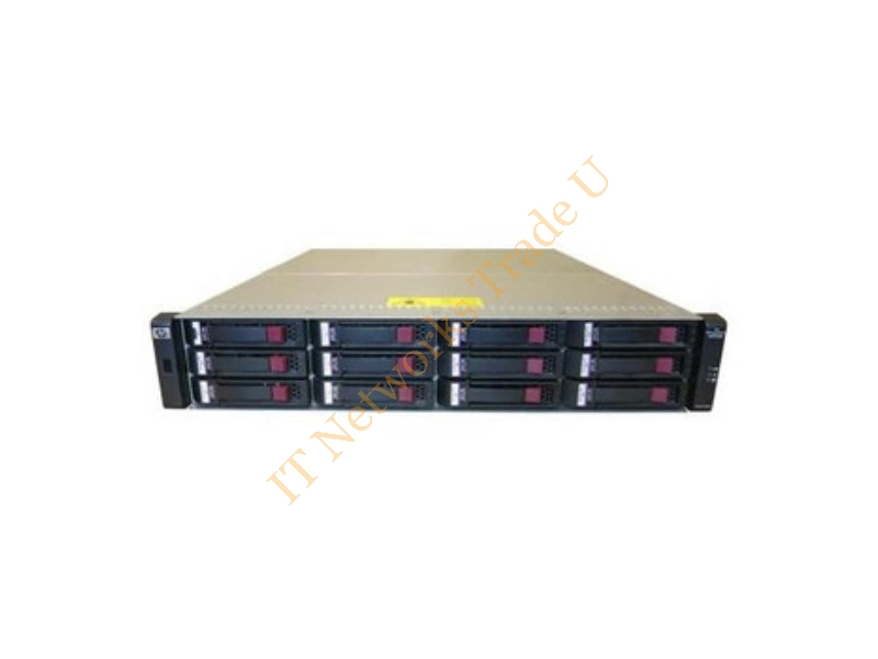 AJ795A HP StorageWorks Modular Smart Array 2312fc G2 Dual RAID Controller 12-Bay Hard Drive Array Network Storage System
