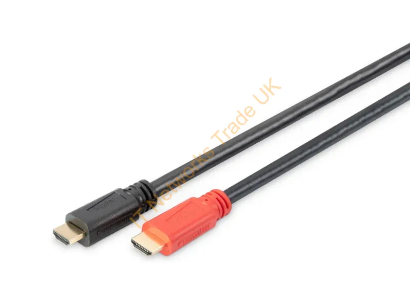 AK-330105-300-S - Digitus HDMI High Speed connection cable, with amplifier
