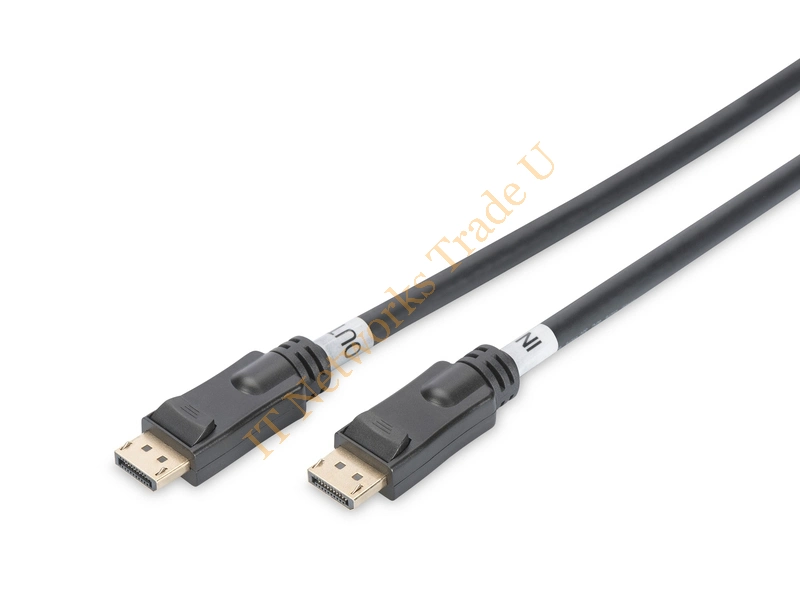 Digitus DisplayPort Anschl.kabel,20m 20m DisplayPort DisplayPort Black Video Cable