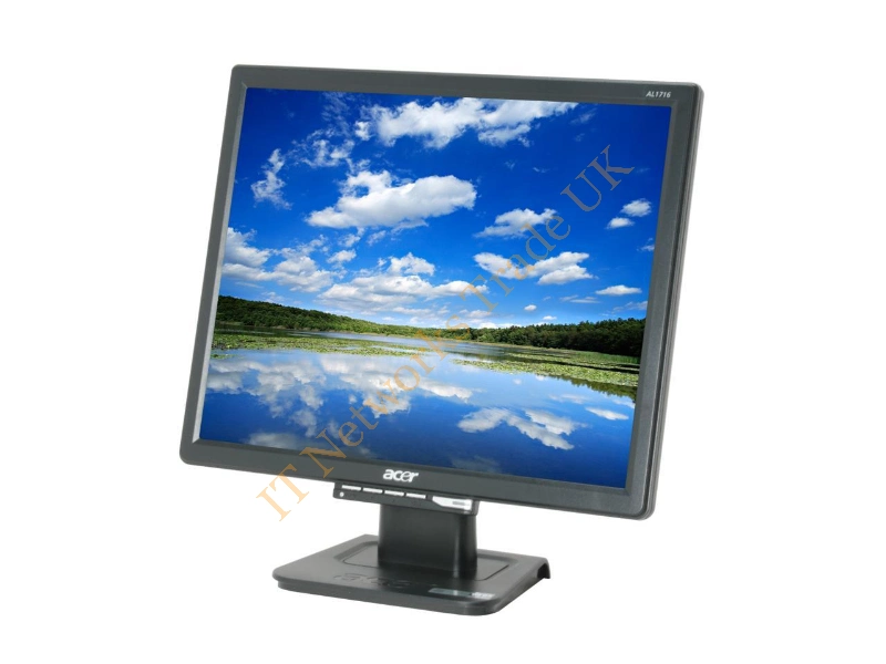 AL1706-06 Acer 17" LCD, 60 Hz BLK with NON- ADJ Stand LCD Monitor