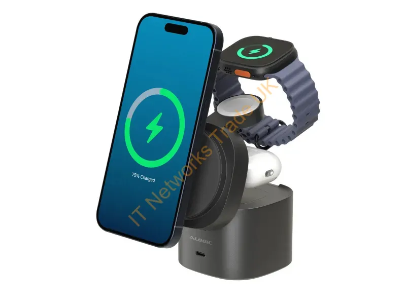 AL41WCPO-BK - Alogic Powerpod 4N1 Qi2