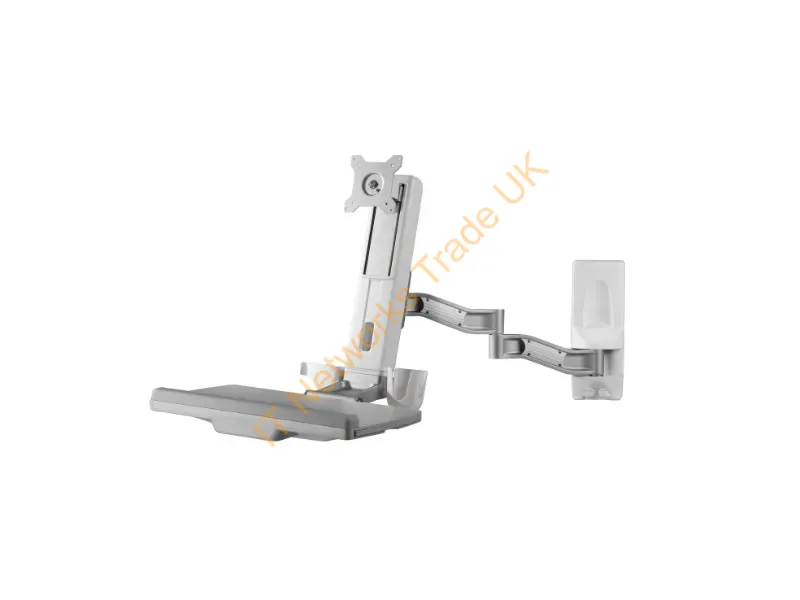 AMR1WSL - Amer Networks Amr1Wsl Multimedia Cart/Stand Multimedia Stand Silver Universal