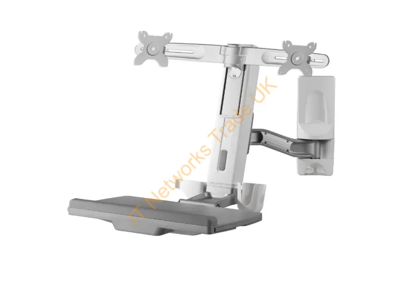 AMR2WS - Amer Networks Amr2Ws Multimedia Cart/Stand Multimedia Stand Silver Universal