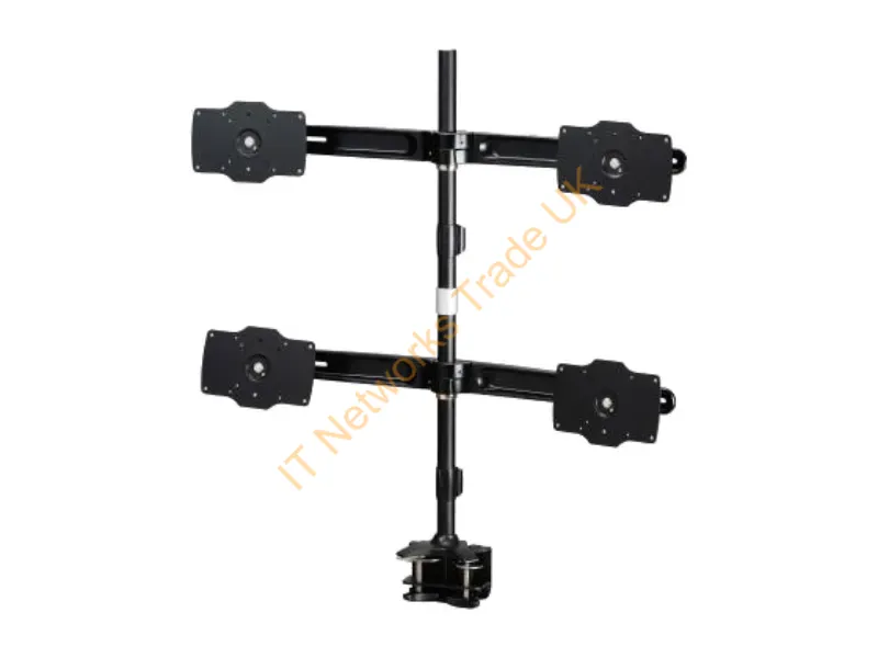 AMR4C32 - Amer Networks Quad Monitor Clamp Mount Max 32 Inch