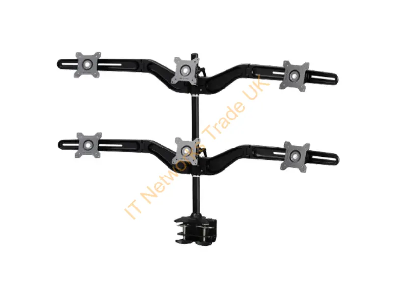 AMR6C - Amer Networks Hex Monitor Clamp Mount