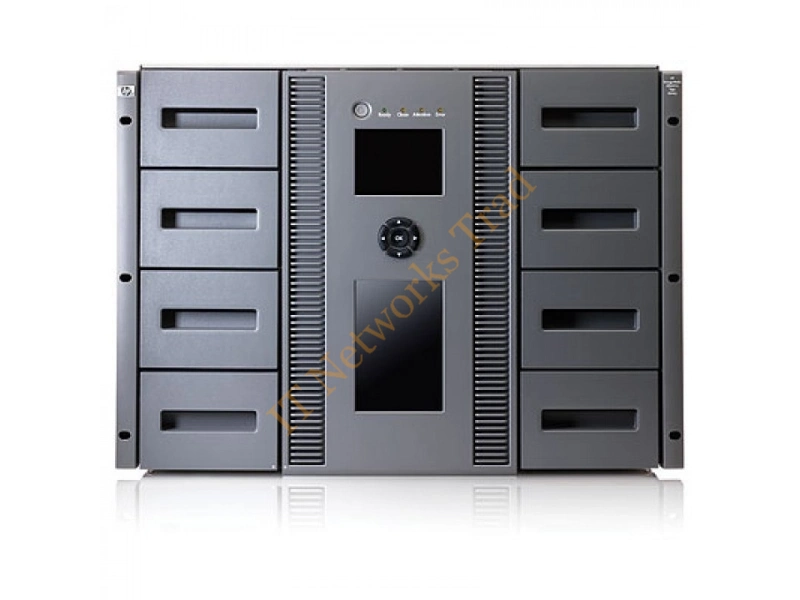 AN974A HP StorageWorks MSL8096 LTO Ultrium 4 Tape Library 4 x Drive/96 x Slot 76.8GB (Native) / 153.6GB (Compressed) Fibre Channel Tape Drive Storage
