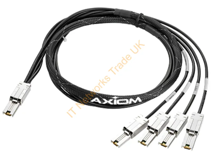 AN976A-AX - Axiom Mini-Sas - 4X1 Mini-Sas, 4M 157.5" (4 M) Black