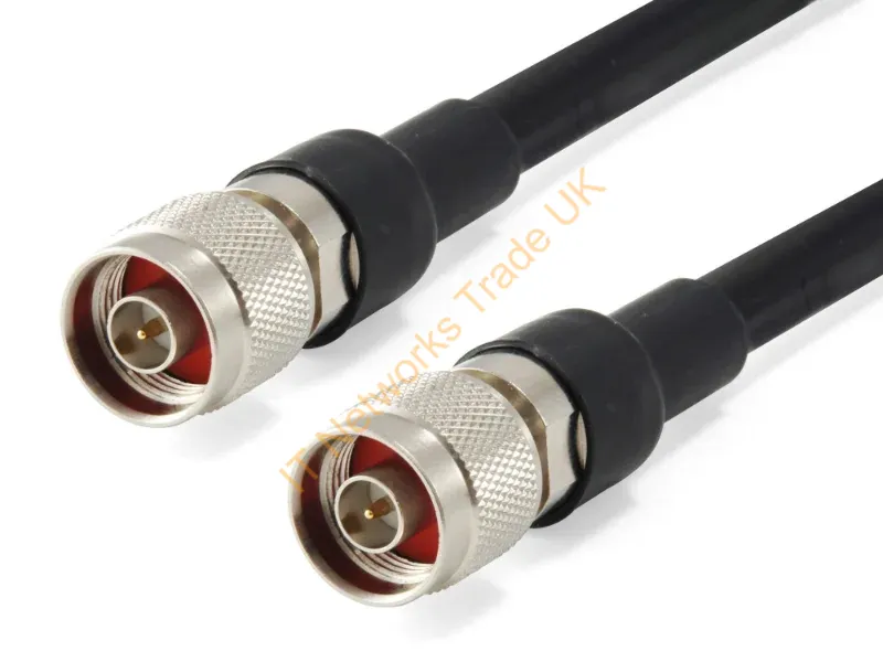 ANC-4150 - LevelOne 5m Antenna Cable, CFD-400, N Male Plug to N Male Plug, Indoor/Outdoor
