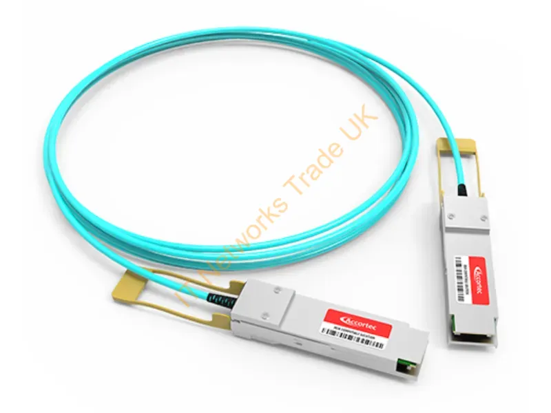 AOC-Q-Q-100G-75M-ACC - Accortec Aoc-Q-Q-100G-75M-Acc Infiniband/Fibre Optic Cable 2952.8" (75 M) Qsfp28 Aqua Color