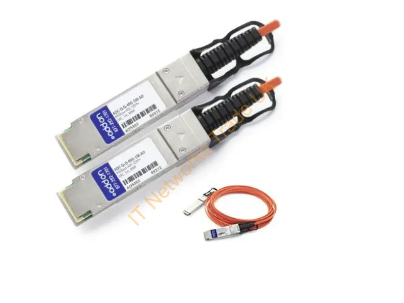AOC-Q-Q-40G-1M-AO - Addon Networks Qsfp+/Qsfp+, 1M Infiniband/Fibre Optic Cable 39.4" (1 M) Qsfp+ Orange