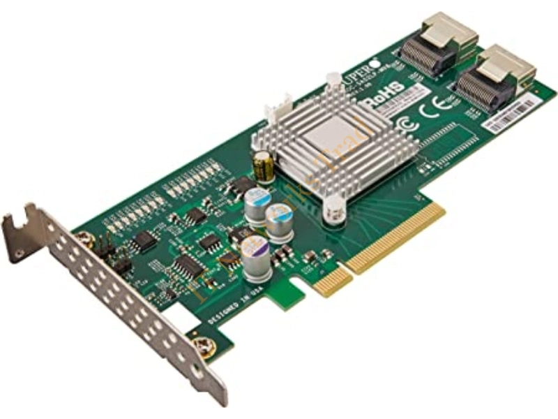 AOC-SAS2LP-MV8 Supermicro SAS Controller Serial ATA/600 SCSI PCI Express x8 Plug-in Card JBOD RAID Level Storage