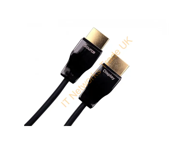 AOCARMHDMI-010 - Cables Direct Super Slim Armoured AOC HDMI cable 10 m HDMI Type A (Standard) Black