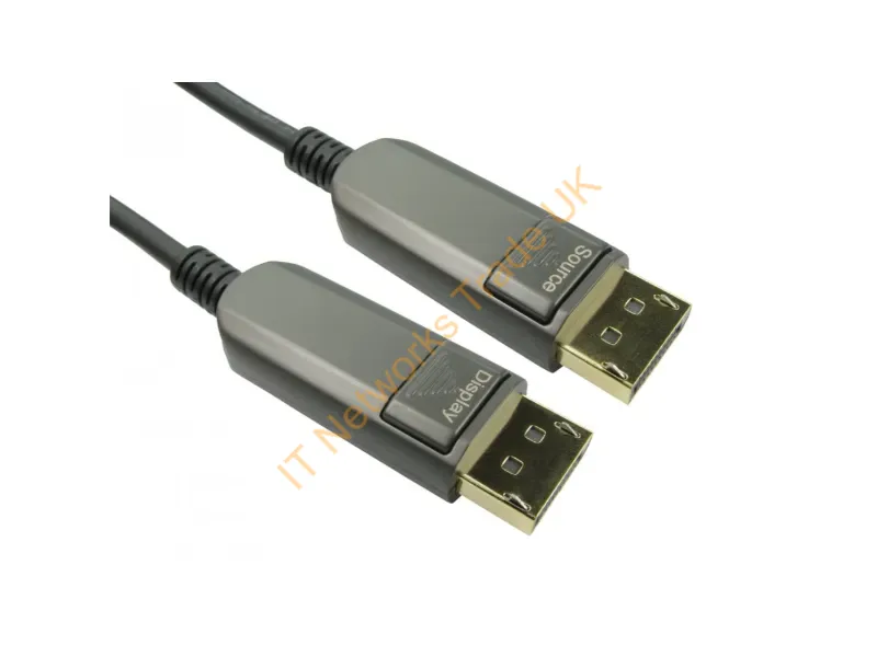AOCDP-020 - Cables Direct AOCDP-020 DisplayPort cable 20 m Black, Grey