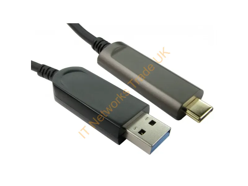AOCUSB3C-921-10 - Cables Direct AOCUSB3C-921-10 USB cable USB 3.2 Gen 1 (3.1 Gen 1) 10 m USB A USB C Black