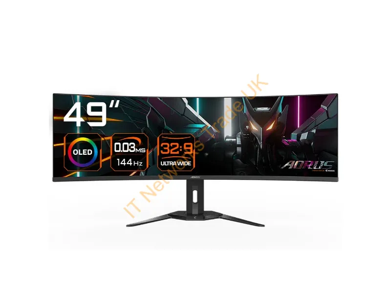 AORUSCO49DQEK - GIGABYTE OLED Curved-Display AORUS CO49DQ - 124.5 cm (49) -