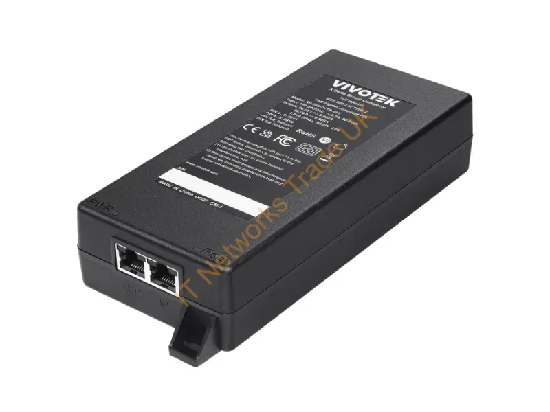 AP-GIC-011B-090 - Vivotek Ap-Gic-011B-090 Poe Adapter Fast Ethernet, Gigabit Ethernet 56 V