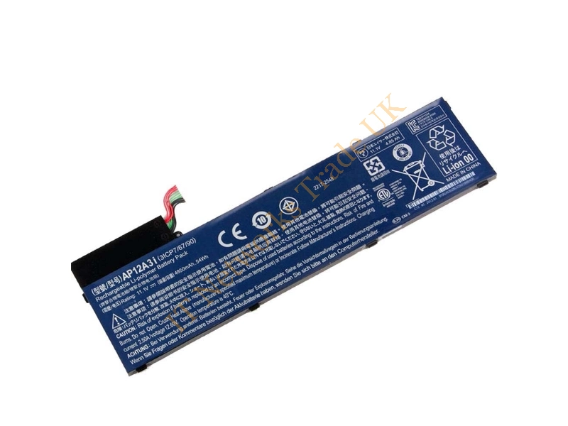 AP12A3i Acer 6-Cell 4850mAh 11.1V Battery Laptop Battery