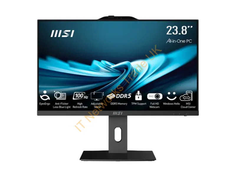 AP242P693TAA - Msi Pro Ap242P 14M-693Ust Intel Core I5 I5-14400 23.8" 1920 X 1080 Pixels All-In-One Pc 16 Gb Ddr5-Sdram 1 Tb Ssd Windows 11 Pro Wi-Fi 6E (802.11Ax) Black