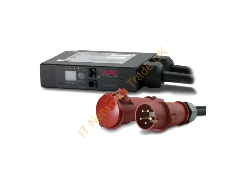 AP7175B - APC In-Line Current Meter, 32A, 230V, IEC309-32A 3-PH, 3P+N+G