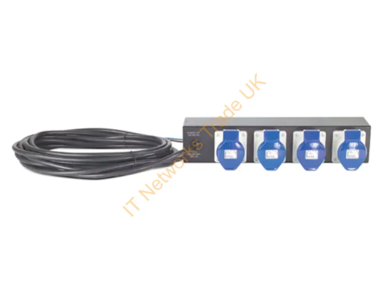 AP7586 - APC Rack PDU Extender, Basic, 2U, 32A, 230V, (4) IEC 309-32 Black power distribution unit (PDU)