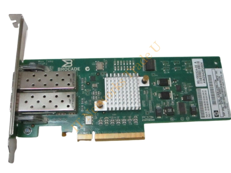 AP768-60001 HP StorageWorks 42b Dual Port Fibre Channel 4Gb/s PCI-Express Host Bus Adapter with Standard Bracket Card Only Fiber Channel Controller