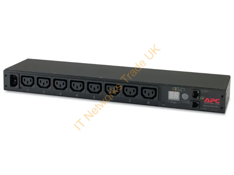 AP7820B - APC AP7820B 8AC outlet(s) 1U Black power distribution unit (PDU)