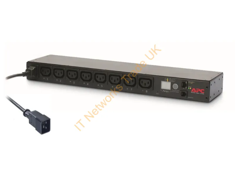 AP7921B - APC AP7921B 8AC outlet(s) 1U Black power distribution unit (PDU)