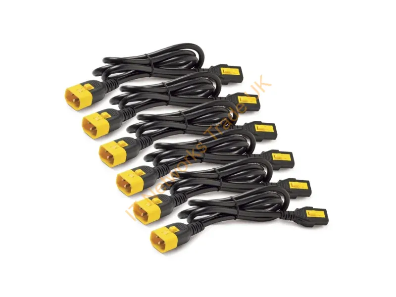 AP8704S-WWX590 - APC Power Cord Kit (6 ea), Locking, C13 to C14, 1.2m, Blue