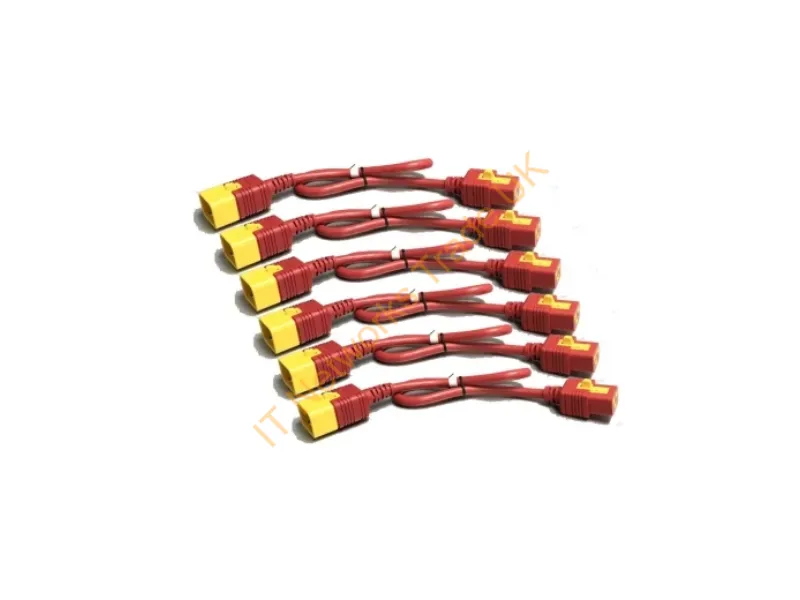 AP8712SX340 - Apc Ap8712Sx340 Power Cable Red 23.6" (0.6 M) C19 Coupler C20 Coupler