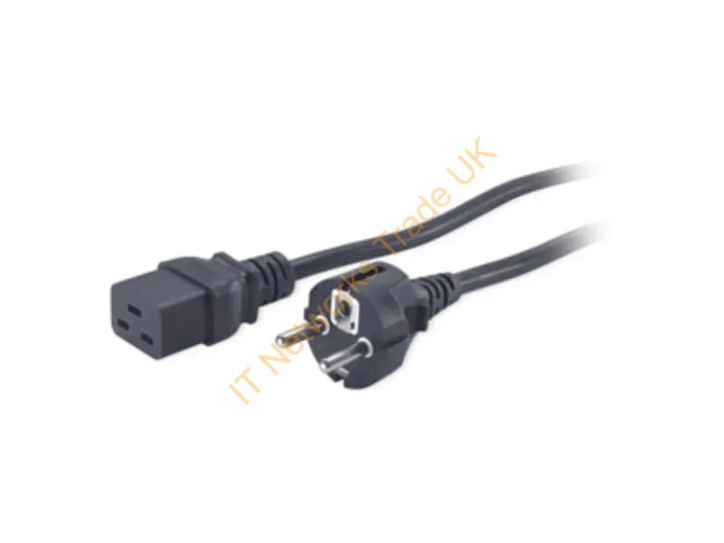 AP9875 - APC AP9875 power cable Black 2.5 m C19 coupler CEE7/7