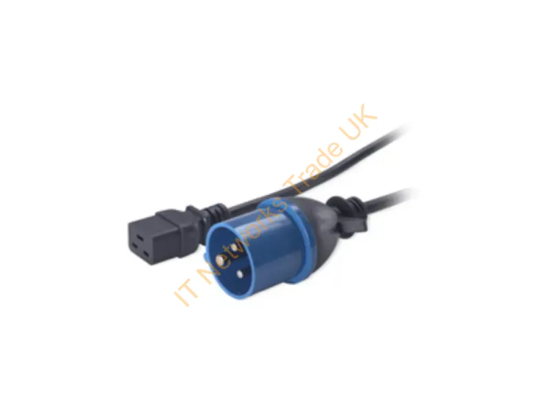 AP9876 - Apc C19/Iec309 2.5M Black 98.4" (2.5 M) C19 Coupler