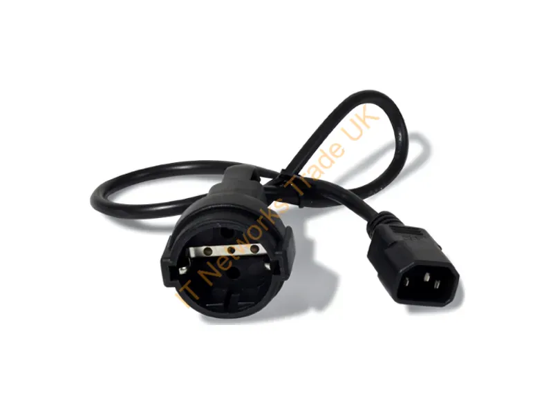 AP9880 - APC AP9880 power cable Black 0.6 m C14 coupler CEE7/7