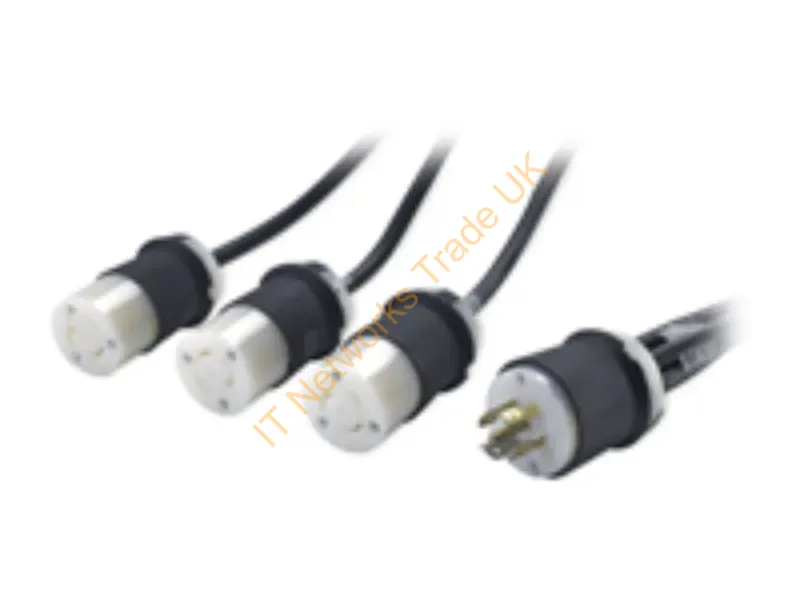 AP9884 - Apc Power Splitter Cable - Black - 208V Ac - 16A, 20A - 6Ft 24" (0.61 M)