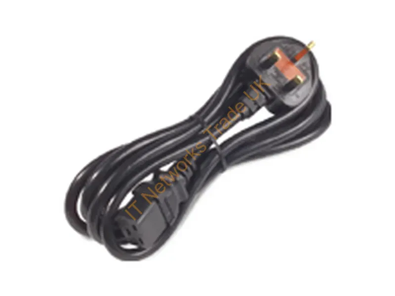 AP9895 - Apc Pwr Cord, 16A, 200-240V, C19 To Uk Plug Black 78.7" (2 M)