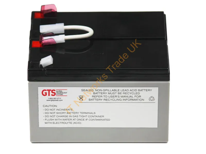 APCRBC109-GTS - Gts Apcrbc109- Ups Battery Sealed Lead Acid (Vrla) 12 V 9 Ah