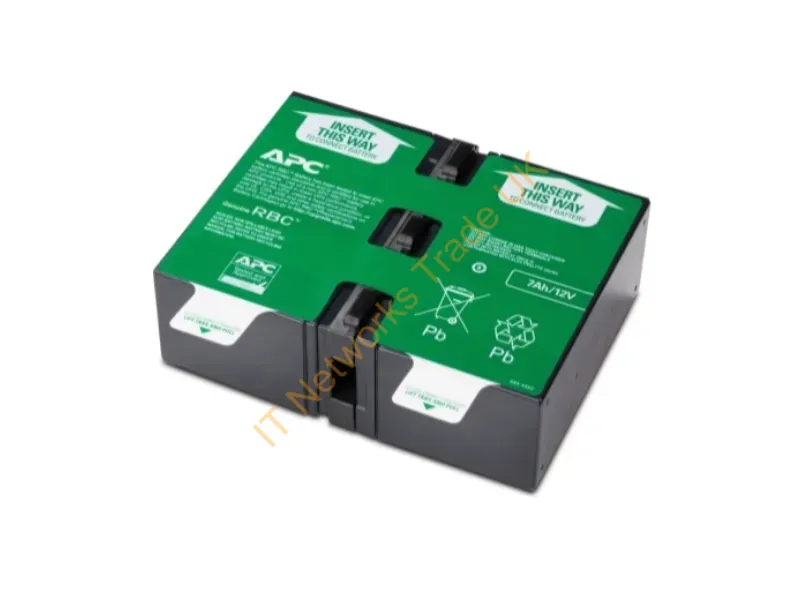 APCRBC123 APC APCRBC123- UPS System Replacement Battery Cartridge 123 Spill-proof, Maintenance-free Sealed Lead Acid Hot-Pluggable
