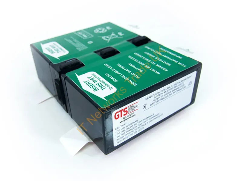 APCRBC124-GTS - Gts Apcrbc124- Ups Battery Sealed Lead Acid (Vrla) 12 V 9 Ah