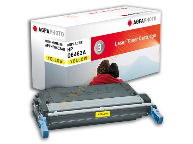 AgfaPhoto APTHP6462AE 12000pages Yellow laser toner & cartridge Accessory