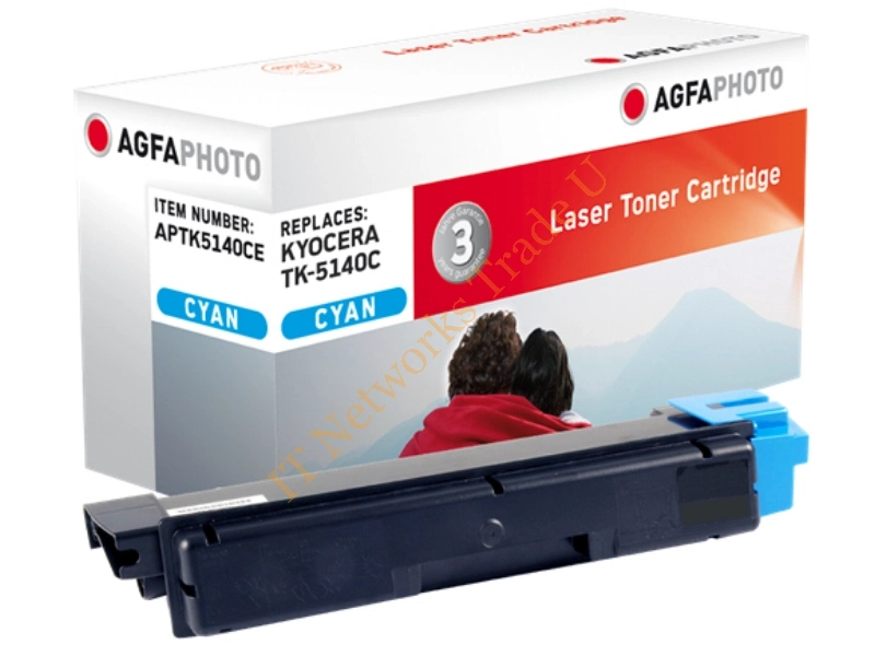 AgfaPhoto APTK5140CE Laser toner 5000pages Cyan toner cartridge Accessory
