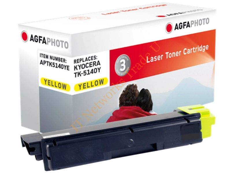 AgfaPhoto APTK5140YE Laser toner 5000pages Yellow toner cartridge Accessory