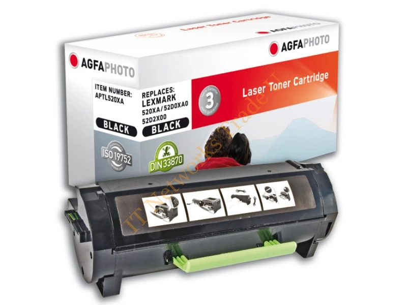 AgfaPhoto APTL520XA 45000pages Black laser toner & cartridge Accessory