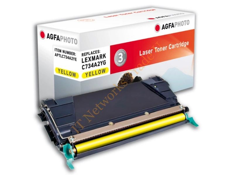 AgfaPhoto APTLC734A2YE 6000pages Yellow laser toner & cartridge Accessory