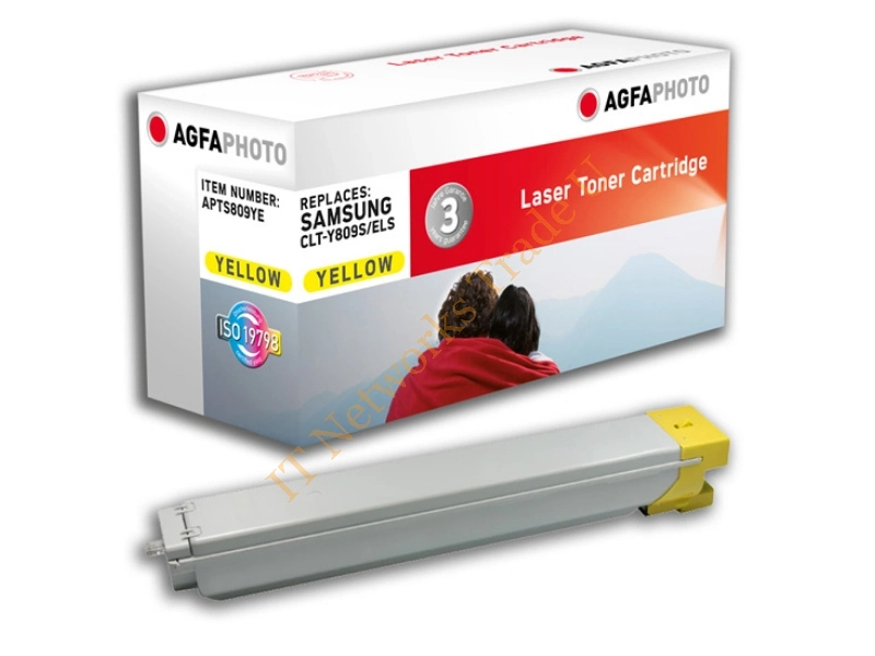 AgfaPhoto APTS809YE Laser cartridge 15000pages Yellow toner cartridge Accessory
