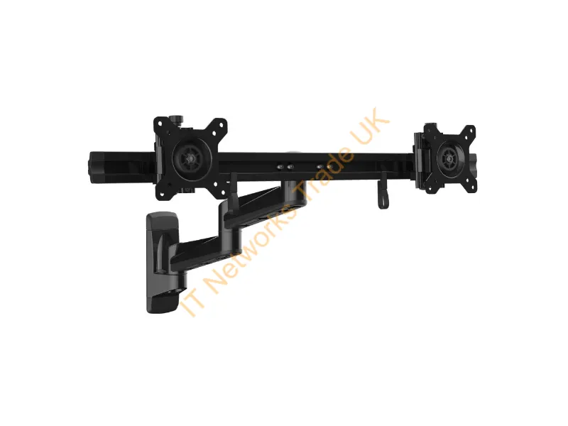 ARMDUALWALL - StarTech.com Wall-Mount Dual Monitor Arm Articulating Monitor Accessory