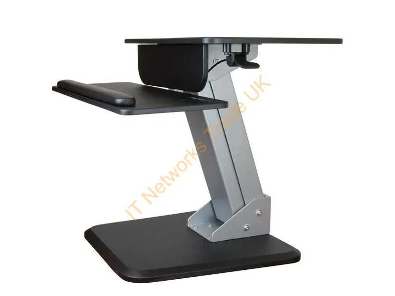 ARMSTS - Startech.Com Armsts Multimedia Cart/Stand Black, Silver Flat Panel Multimedia Stand