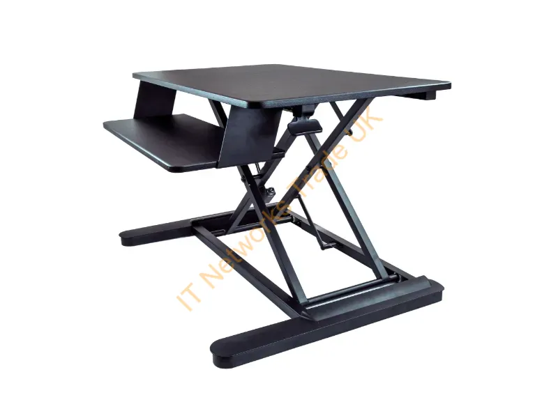 ARMSTSLG - StarTech.com Sit-Stand Desk Converter Large 35â€ Work Surface Monitor Accessory