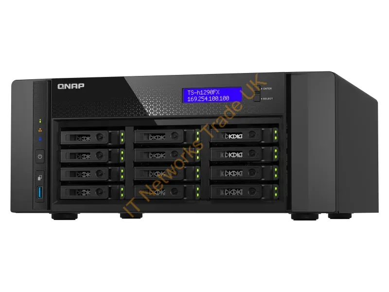 ARS5-TS-H1290FX-US - Qnap Ts-H1290Fx Nas Tower Ethernet Lan Black 7232P